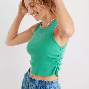 Aerie Rouchy Ribbed Tank Top